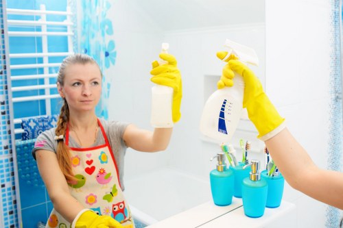 Carpet cleaning team using sustainable recycling practices in Loxford