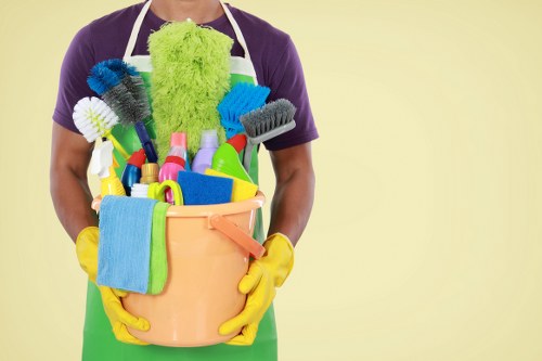 Local carpet cleaning team working with attention to detail