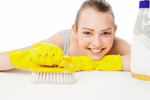 Illustration of protected carpet cleaning payment processing